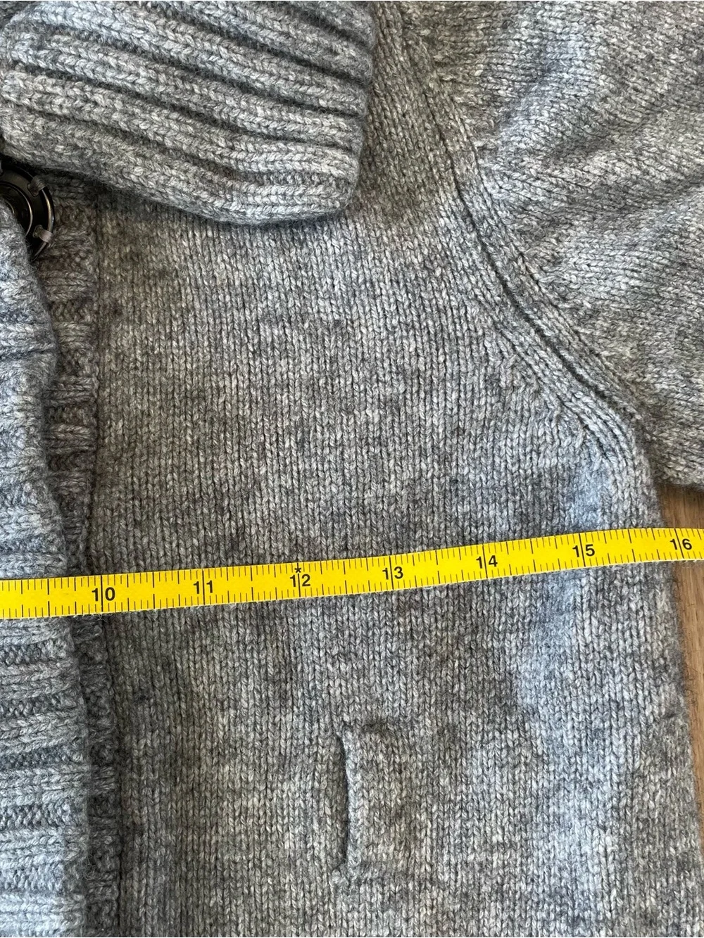 Banana Republic Women S Gray Cardigan Wool Cashmere Minimalist Quiet Luxury Y2K